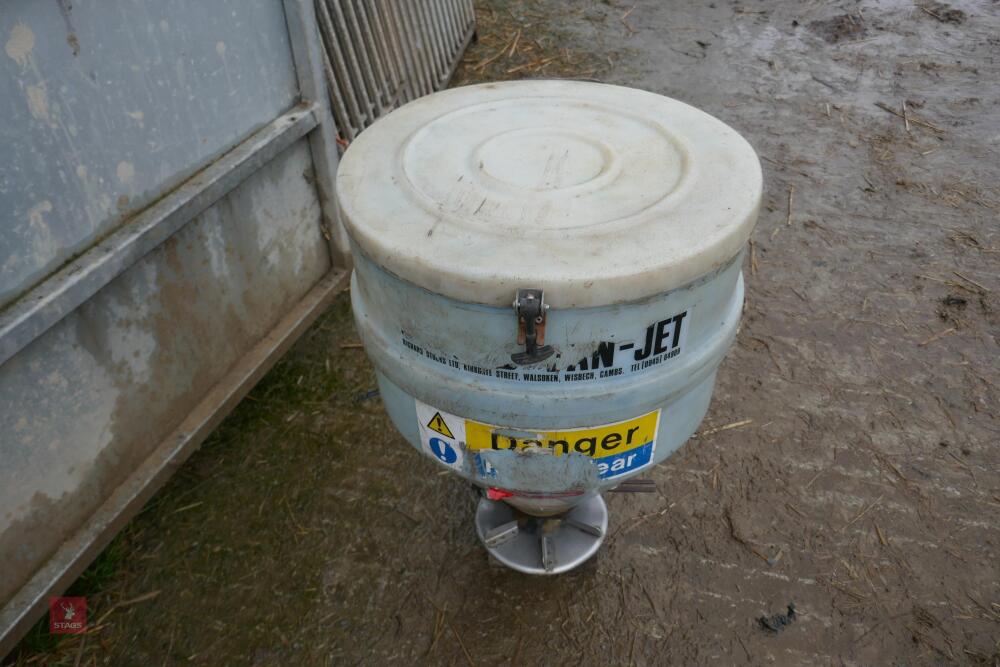 STOCKS FAN JET SEEDER/SLUG PELLETER