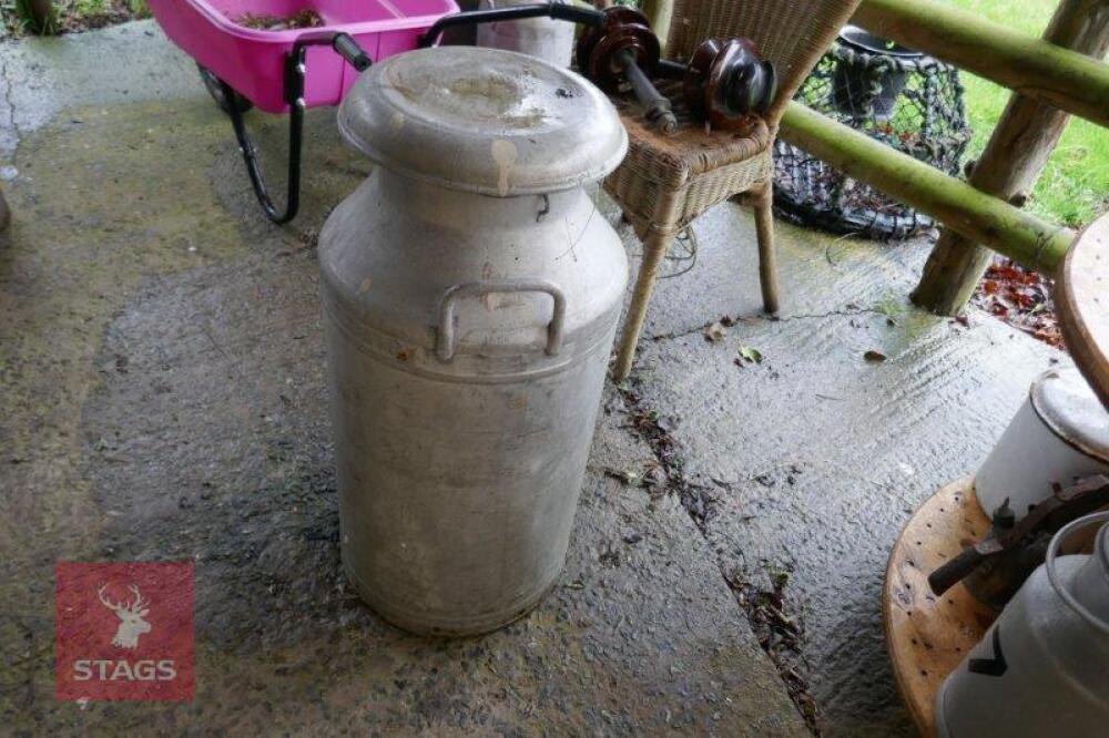 ALUMINIUM MILK CHURN