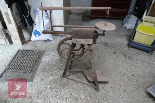 ANTIQUE GEM PEDAL DRIVEN SAW