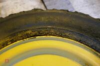 4 USED SKID STEER WHEELS & TYRES - 5