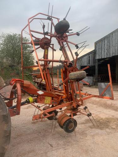 KUHN 6401 6 ROTOR TEDDER