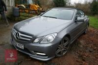 2012 MERCEDES BENZ E250 CONV CAR - 7