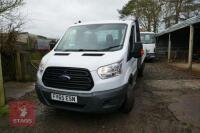 2015 FORD TRANSIT 350 LWB DROPSIDE LORRY - 2