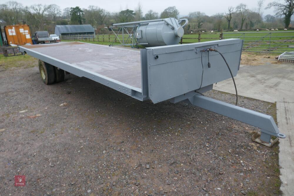 24FT SINGLE AXLE BALE TRAILER