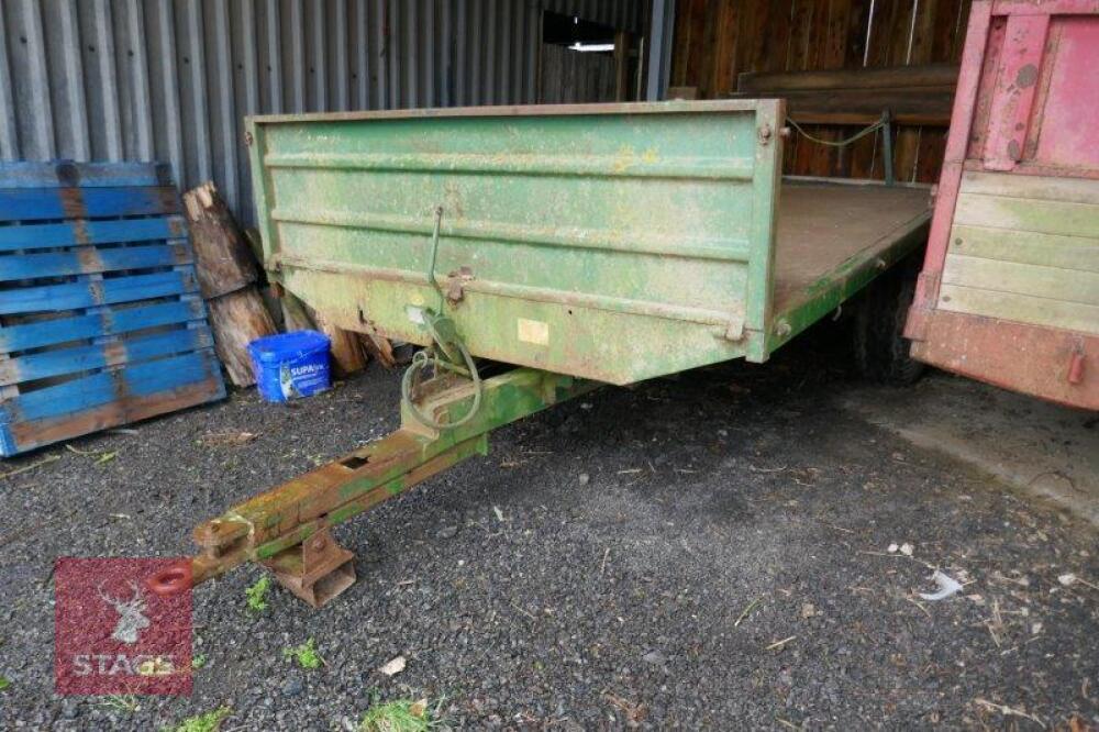 FRASER F73 SINGLE AXLE TIPPING TRAILER