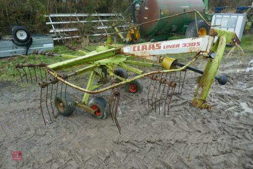 CLAAS LINER 330S SINGLE ROTA RAKE (S/R)