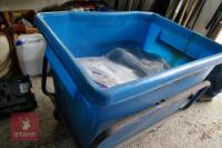 SLINGSBY PLASTIC 4 WHEEL FEED TROLLEY - 6