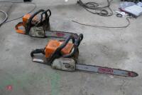 2 STIHL CHAINSAWS (S/R) - 6