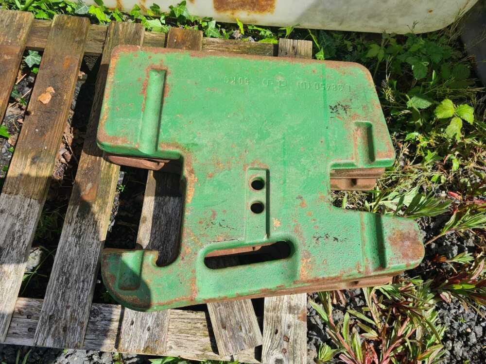 3 X 50kg John Deere Wafer Front Weight 1058