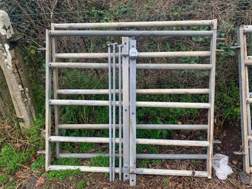 2 4FT 4" GATES, WALL PLATES, 3 PINS