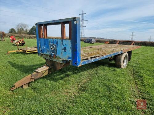 21' FLATBED SINGLE AXLE TRAILER