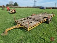 16' SINGLE AXLE FLATBED TRAILER