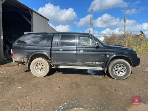 2004 MITSHIBUSHI WARRIOR L200 PICK UP TRUCK