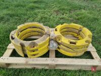 6 JOHN DEERE CENTRE WHEEL WEIGHTS - 2