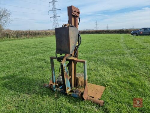 HOMEMADE PTO LOG SPLITTER