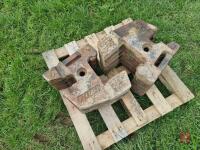 9 FIAT 40KG FRONT TRACTOR WEIGHTS - 6