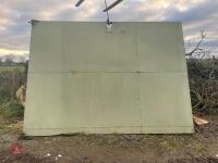 11' 9" X 8' 6" SHEETED DOOR