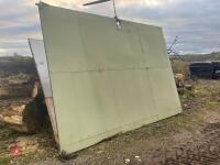 11' 9" X 8' 6" SHEETED DOOR - 3