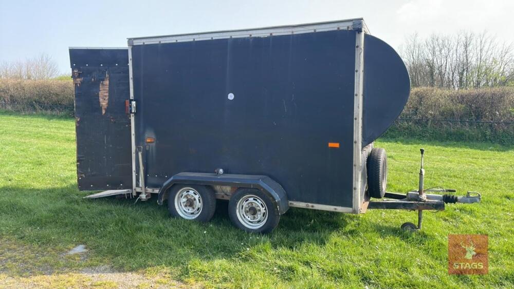 9' X 5' APPROX BOX TRAILER