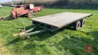 12' X 6' FLAT BED TRAILER - 4