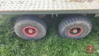 12' X 6' FLAT BED TRAILER - 9