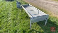 8' GALVANISED FREE STANDING CATTLE TROUG - 7