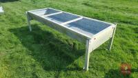 8' GALVANISED FREE STANDING CATTLE TROUG - 2