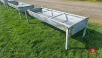 8' GALVANISED FREE STANDING CATTLE TROUG - 6