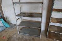 2 WORKSHOP SHELVING UNITS - 7