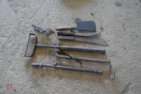 QTY ANTIQUE HAND TOOLS - 6