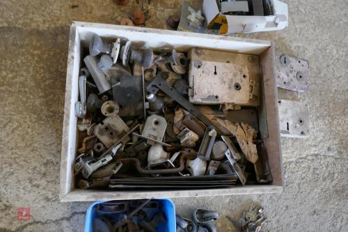 QTY DOOR LOCKS, HANDLES, KEYS ETC