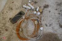 QTY ELECTRIC EXTENSION CABLES ETC