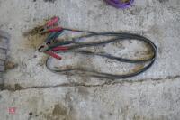 SET OF HEAVY DUTY JUMP LEADS ETC - 3