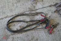 SET OF HEAVY DUTY JUMP LEADS ETC - 5