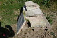 2 PALLETS OF SANDSTONE & CONCRETE SLABS - 7