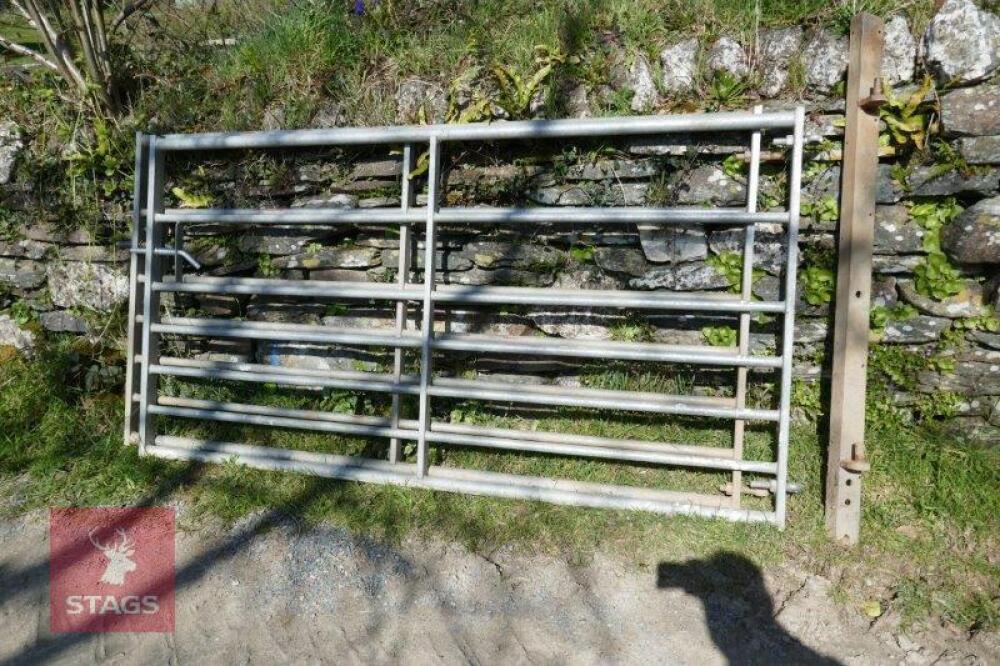 2 7' GALVANISED GATES