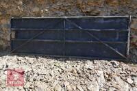 12' SHEETED GALVANISED YARD GATE - 2