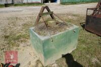 'A' FRAME CONCRETE TRACTOR WEIGHT BLOCK - 5