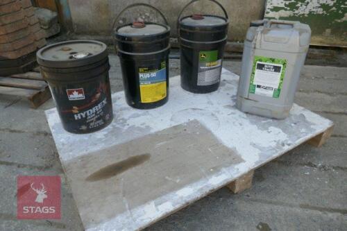 4 PART TUBS OF TRACTOR OIL