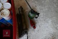 GREASE GUN, OIL CANS & GREASE CARTRIDGES - 6