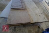 9 SHEETS OF PLYBOARD & OTHER BOARDS - 4