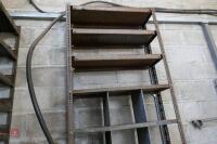 SINGLE BAY OF DEXION SHELVING - 4