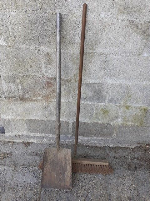 SHOVEL & WIDE SOFT BRISTLE BRUSH