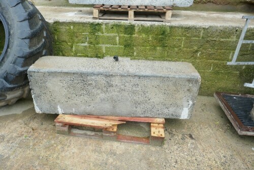 2 X 6' CONCRETE DRINKING TROUGHS