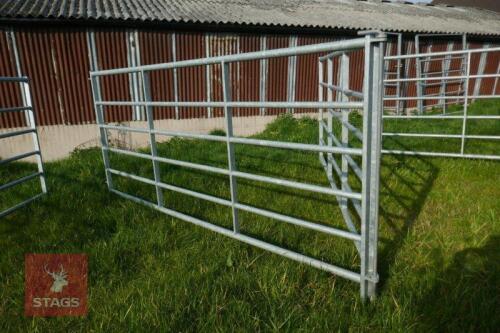 2 10FT X 5FT GALV CATTLE HURDLES