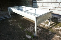 GALV FREE STANDING CATTLE TROUGH - 2