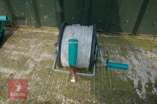 ELEC FENCE HAND REEL & WIRE