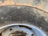 2 FRONT TRACTOR WHEELS & TYRES - 5