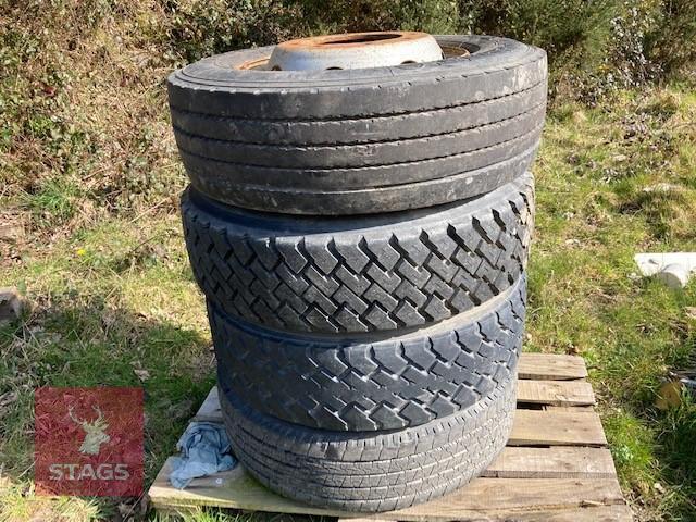 4 LORRY WHEELS & TYRES