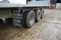 GRAHAM EDWARDS 14FT TRI-AXLE TRAILER - 14